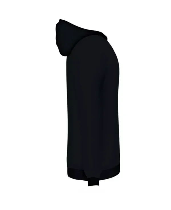 zijaanzicht zwarte SR1888 hoodie basic new line