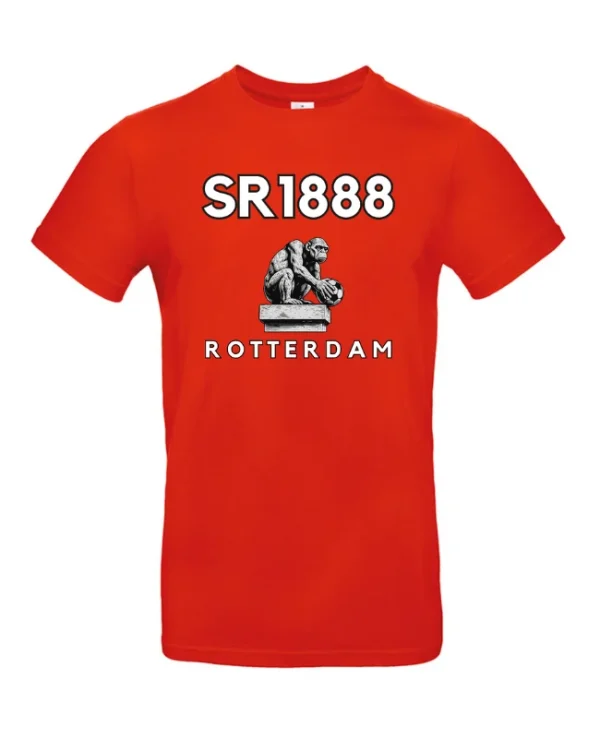 SR1888 shirt met daarop de stoere Sparta aap die woont op het balkon van het Kasteel!