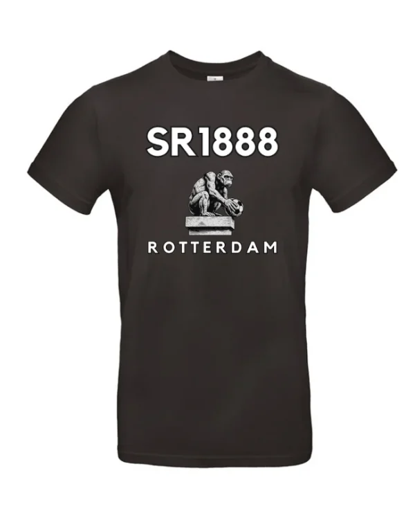SR1888 shirt met daarop de stoere Sparta aap die woont op het balkon van het Kasteel!