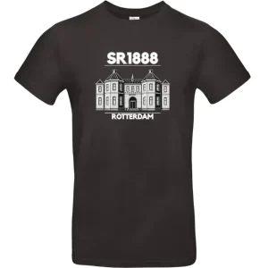 Zwart SR1888 shirt met afbeelding van het Sparta Kasteel